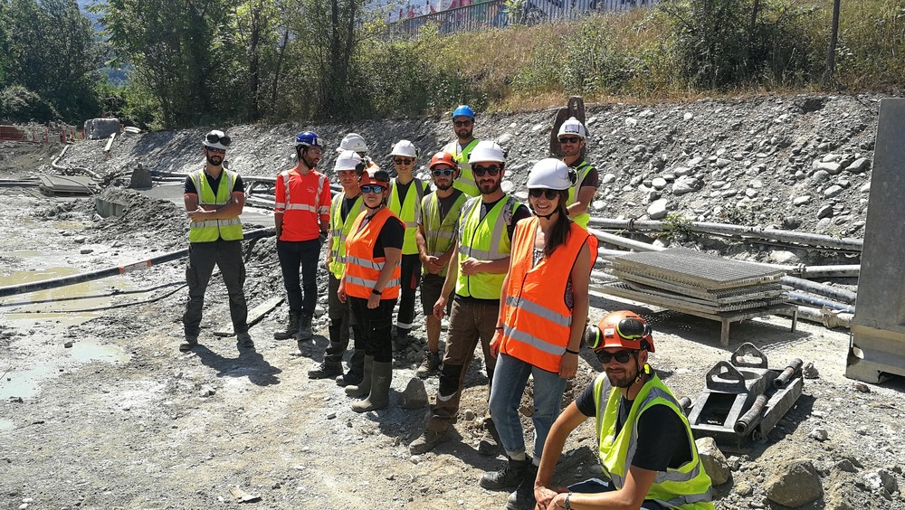 EGSOL en visite sur le Chantier du Rondeau