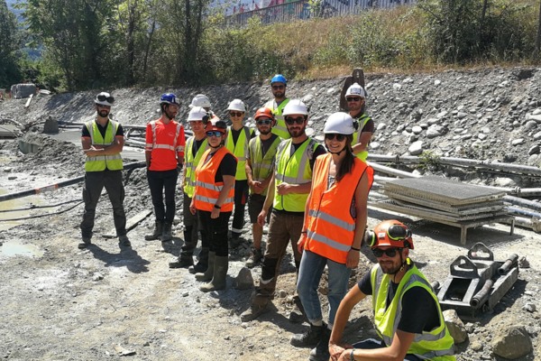EGSOL en visite sur le Chantier du Rondeau