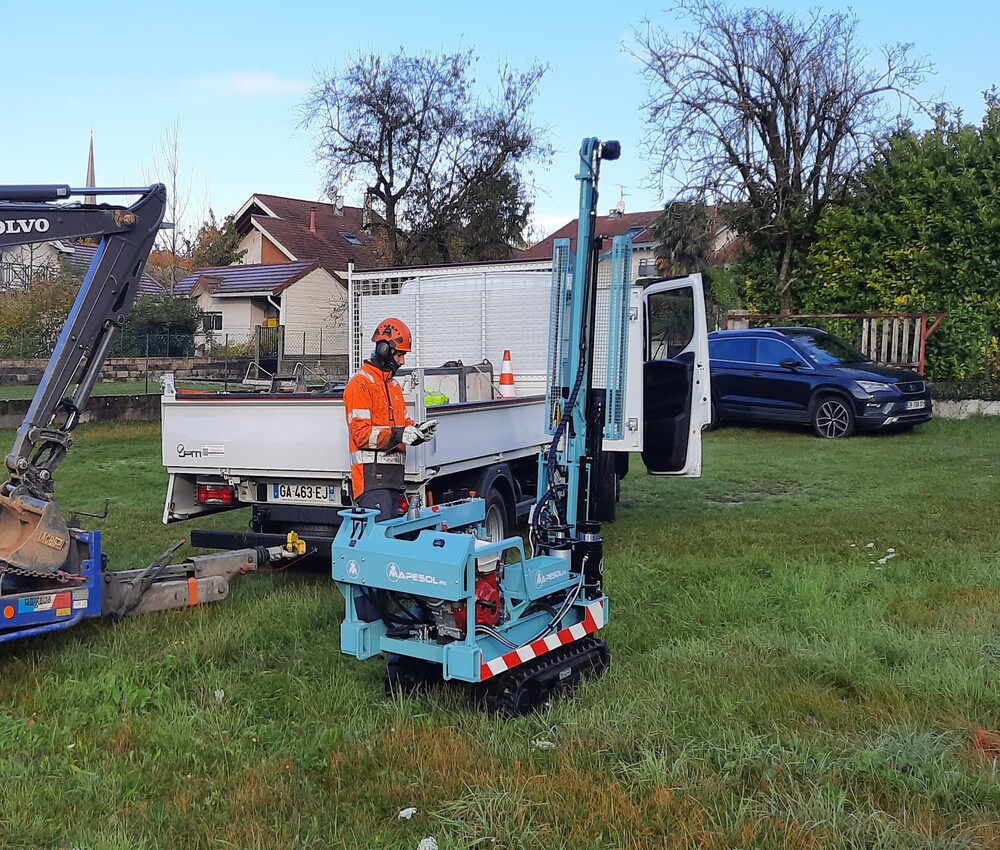 Essai au pénétromètre dynamique